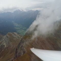 Flugwegposition um 16:38:59: Aufgenommen in der Nähe von 39041 Brenner, Autonome Provinz Bozen - Südtirol, Italien in 2637 Meter